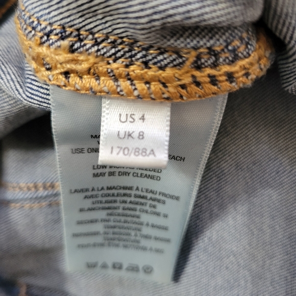 Free People x REVOLVE CRVY Lolita Playsuit in Indigo Size 4 - Picture 6 of 8